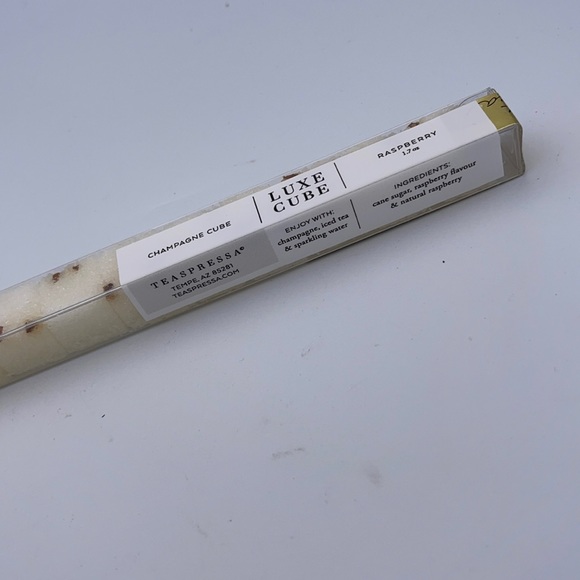 Teaspressa Luxe Champagne sugar cubes RASPBERRY 1 pack 12 - Picture 3 of 5